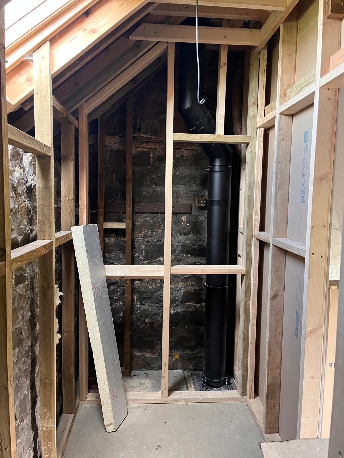 wall skeleton up 